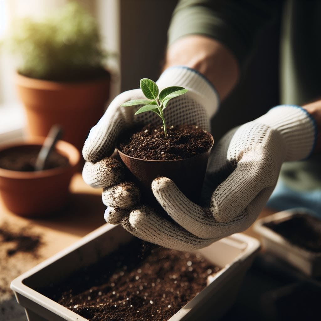 Como Mudar Planta de Vaso 2